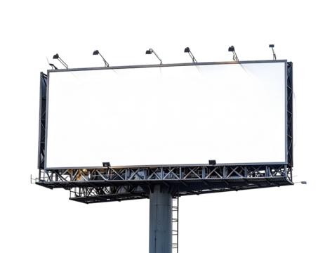 Large blank billboard - Powered by Adobe
