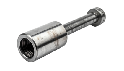 Metal rod with threaded end