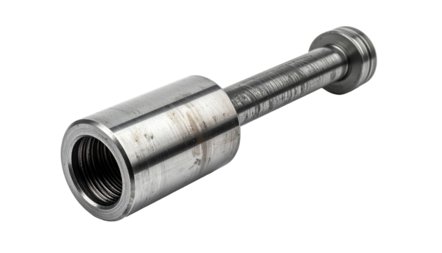 Metal rod with threaded end