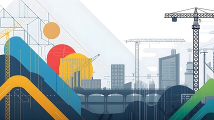 Civil Engineering Cover Page Background 