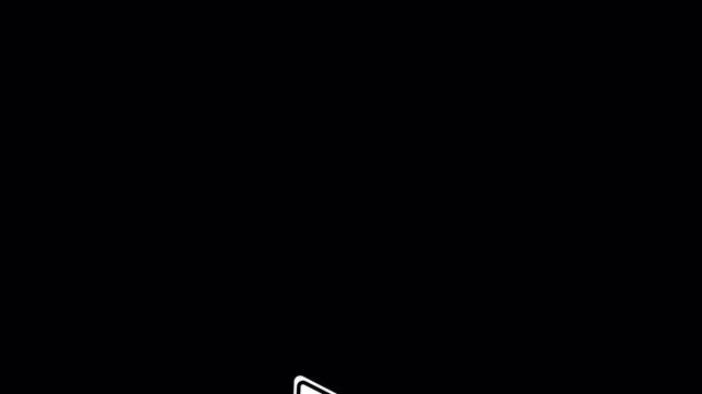 Mouse Click Pointer Icon &ndash; Animation Alpha Loop