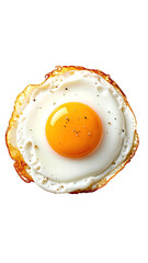 Fried egg, top view