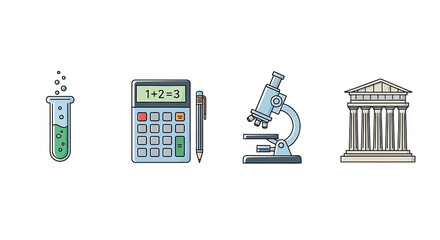 Scientific and Educational Icons