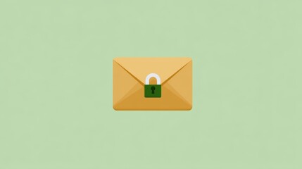 A detailed close up shot of a standard white paper envelope which contains another smaller vibrant green envelope creating a nested or layered visual concept for mail and communication.