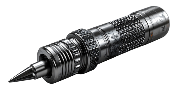 Close-up of a metallic tool