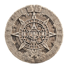 Ancient Mayan calendar stone