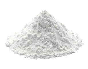 Pile of Baking Powder isolated on a white background