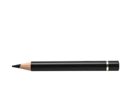 Black Eyeliner Pencil isolated on a white background - different angle