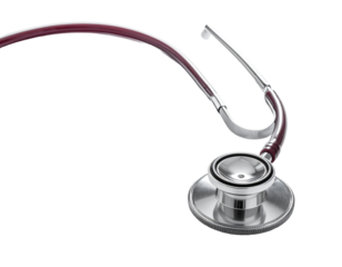 Close-up of a medical stethoscope