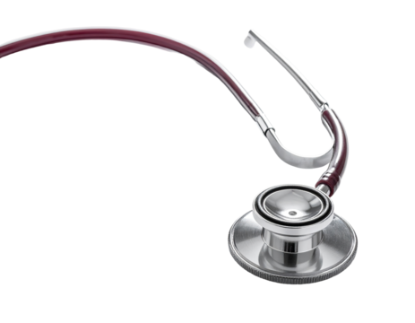 Close-up of a medical stethoscope