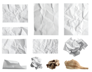 Crumpled paper textures