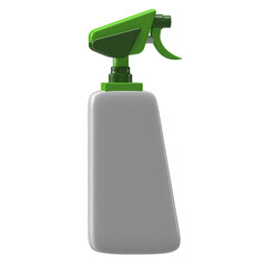 White Spray Bottle 3D Icon