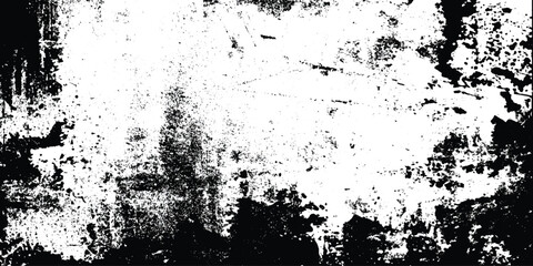 Texture of old surface on background, blank white grunge ripped torn posters crumpled background, black and white rough vintage distress.