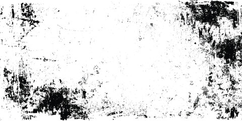 Texture of old surface on background, blank white grunge ripped torn posters crumpled background, black and white rough vintage distress.