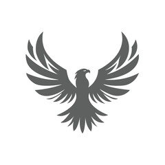 Phoenix Wings Logo Icon Illustration