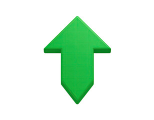 Green upward arrow