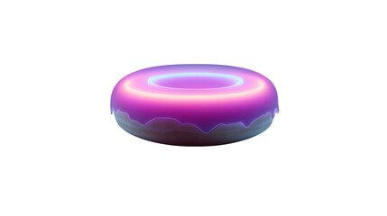 purple candle holder