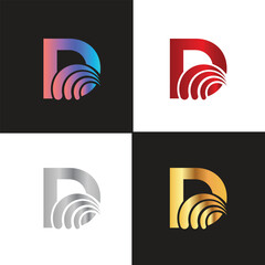 Letter D logo, D logo, Business logo, modern, minimal logo, design, colourful, icon, shape, symbol, brand, business identity, elegant, luxury, logotype, branding, custom, abstract