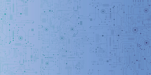 Circuit technology background with hi-tech stock illustration. Vector eps10