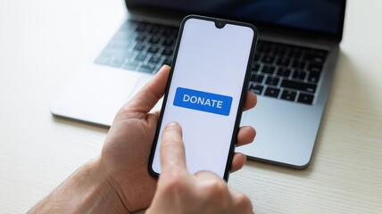 Support a worthy cause today Donate now with a simple tap on your phone for a brighter future fund