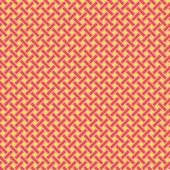 Orange abstract geometric woven pattern background