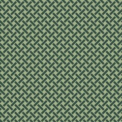Green abstract geometric woven pattern background