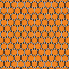 illustration background of honey bee nest