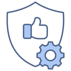 Reliability Blue Icon