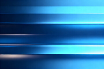 Abstract blue gradient background with horizontal light streaks