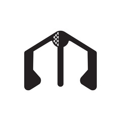 This logo is a combination of the letter M and golf. Simple, minimalist and futuristic.