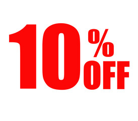 10 percent off