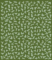 Green abstract scattered geometric pattern background