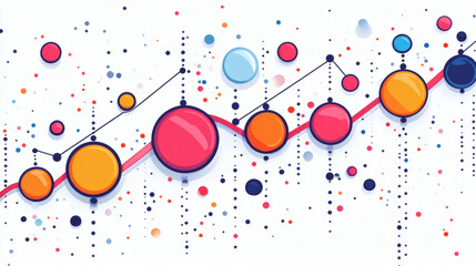 Abstract growth chart design