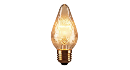 Glowing Bulb with an Interesting Shape