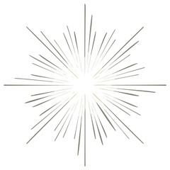 Starburst design with radiating lines illustration