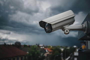 Security camera record live, sky