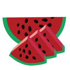 red watermelon slices