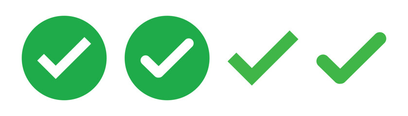 check box icon with correct, accept checkmark icons green tick box, check list circle frame - checkbox symbol sign. check mark box square frame. © MASUM123