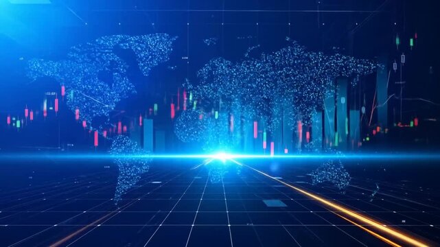 Global Stock Market Analysis with Candlestick Charts and Data Streams