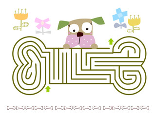 犬のおやつ・骨の迷路