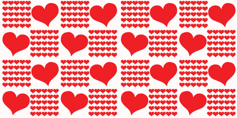 seamless pattern with hearts