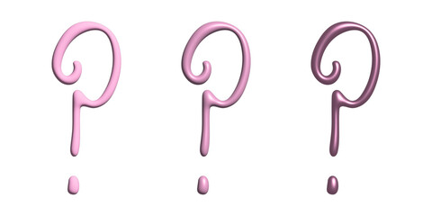 3d question mark clipart Single element for design