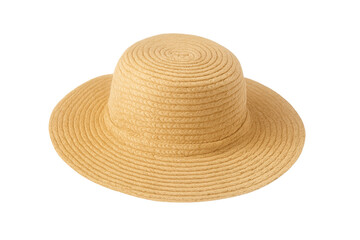 Straw sun hat maintaining protection for summer fashion