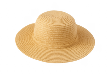 Straw sun hat maintaining protection for summer fashion