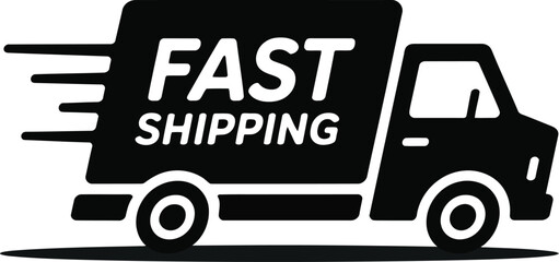 Speedy delivery truck concept for fast shipping and logistics