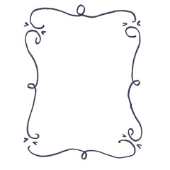 vintage frame for text