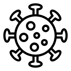 Obraz premium Coronavirus icon