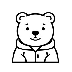 Cute Bear Vector brings warmth, comfort, and a touch of joy to every project. Symbolizing kindness and gentle companionship, the artwork is perfect for baby apparel, storybooks, stickers, or cozy-them