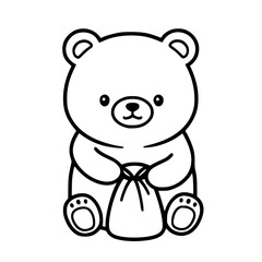 Cute Bear Vector brings warmth, comfort, and a touch of joy to every project. Symbolizing kindness and gentle companionship, the artwork is perfect for baby apparel, storybooks, stickers, or cozy-them