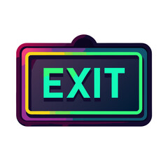 emergency exit sign
